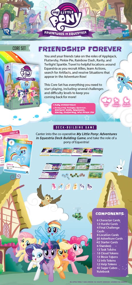 Mon Petit Poney Jeu de cartes Deck-Building Adventures in Equestria *ANGLAIS*