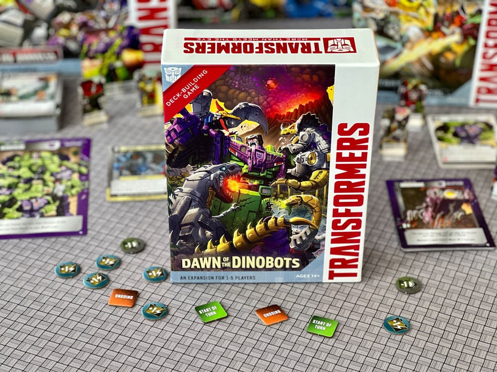 Transformers Jeu de cartes Deck-Building Dawn of the Dinobots Expansion *ANGLAIS*