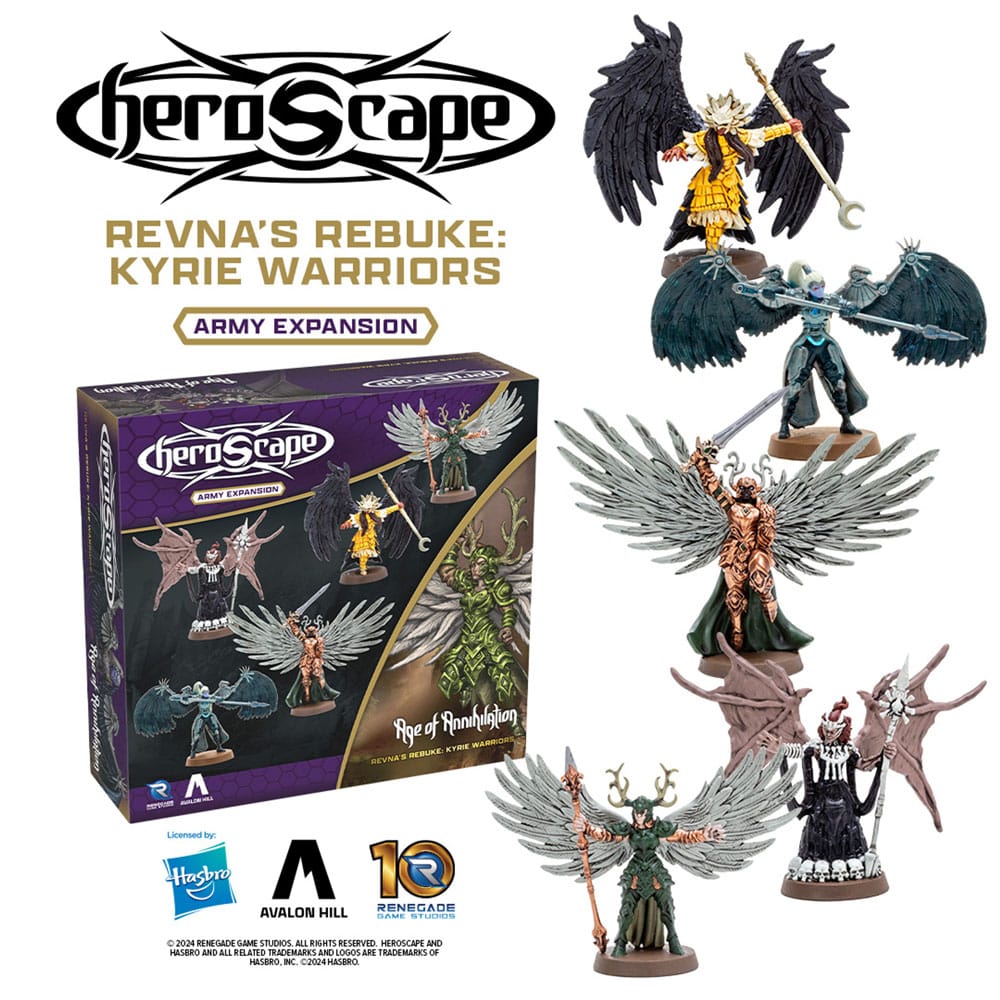 Heroscape Expansion Revna's Rebuke: Kyrie Warriors Army *ANGLAIS*