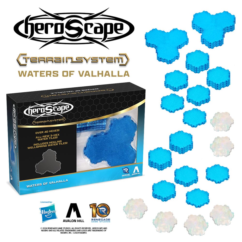 Heroscape Expansion Waters of Valhalla Terrain *ANGLAIS*