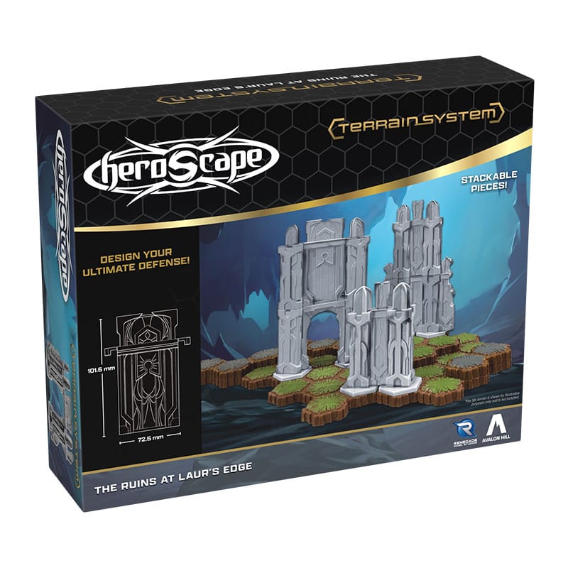 Heroscape Expansion du terrain The Ruins at Laur's Edge *ANGLAIS*