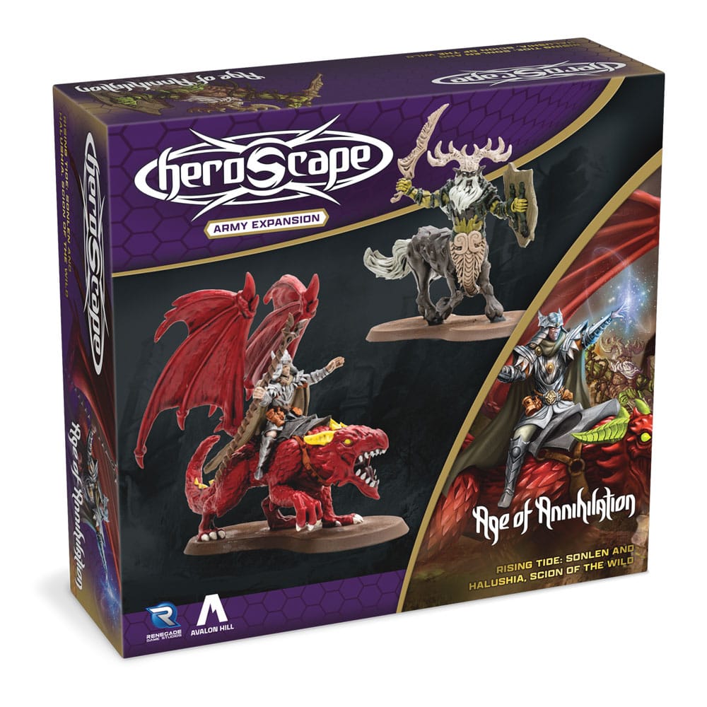 Heroscape Expansion Rising Tide - Sonlen & Halushia, Scion of the Wild Army *ANGLAIS*
