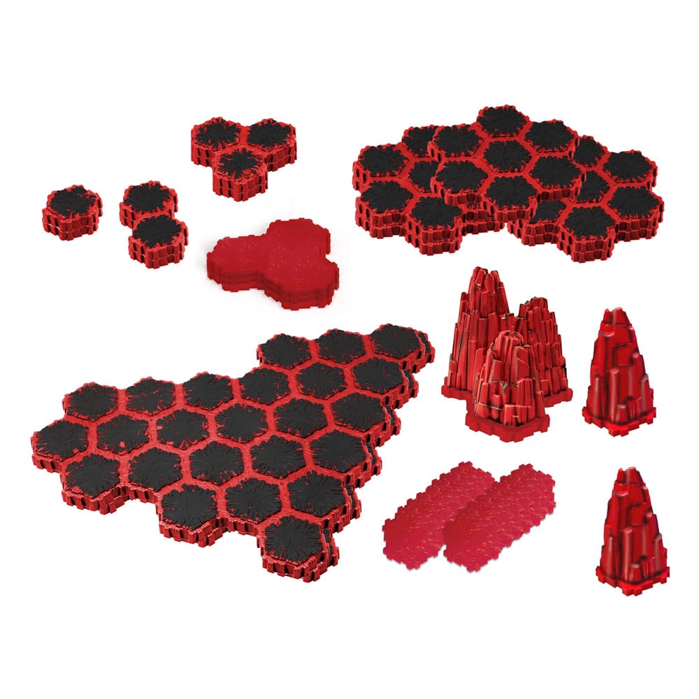 Heroscape Expansion du terrain The Lava Fields of Valhalla *ANGLAIS*