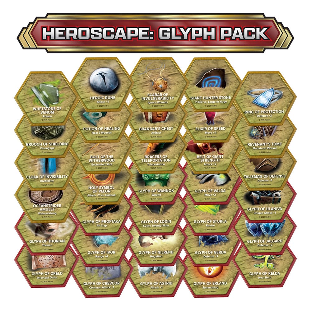 Heroscape Expansion Glyph Pack *ANGLAIS*