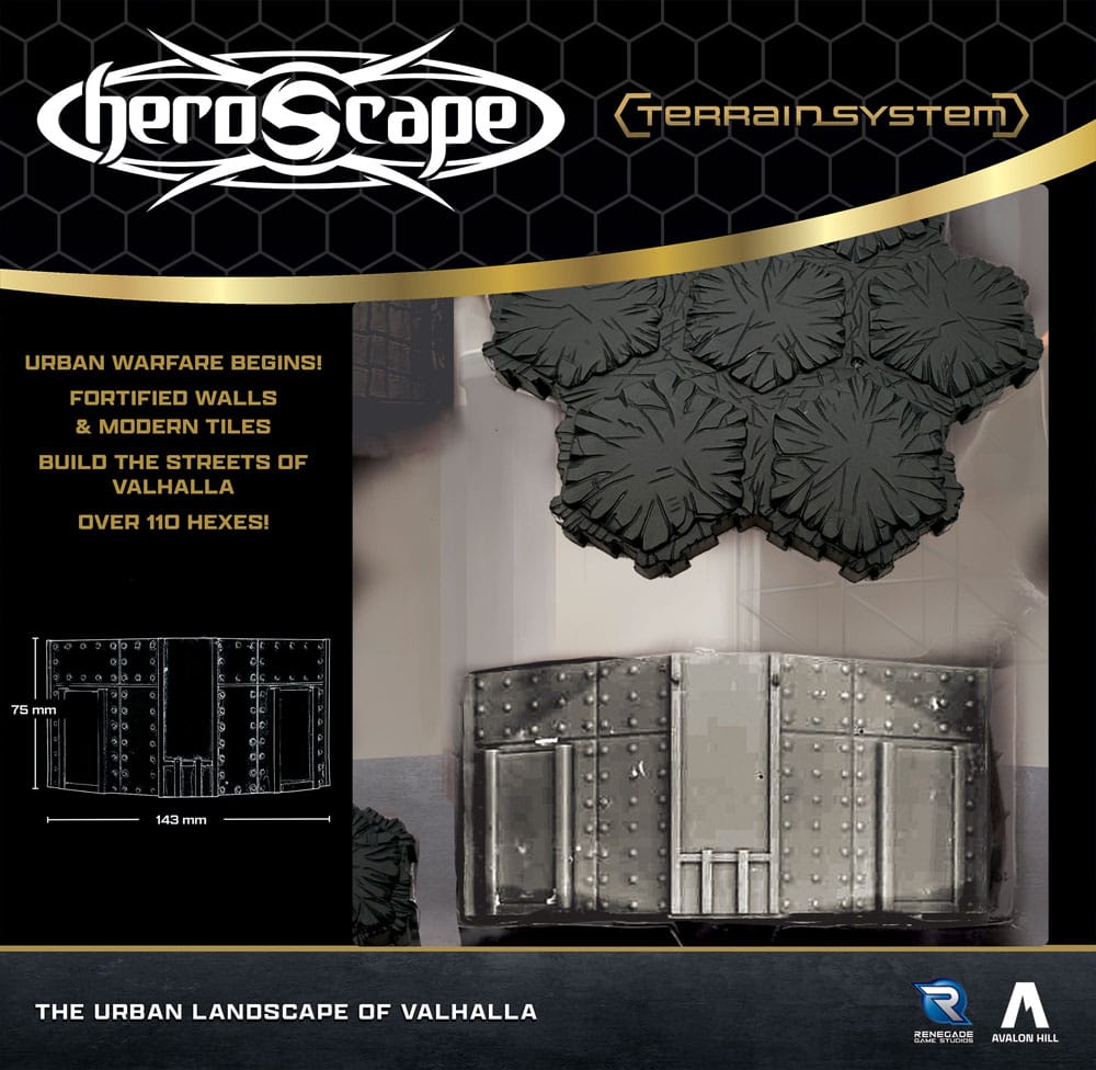 Heroscape Expansion du terrain The Urban Landscape of Valhalla *ANGLAIS*