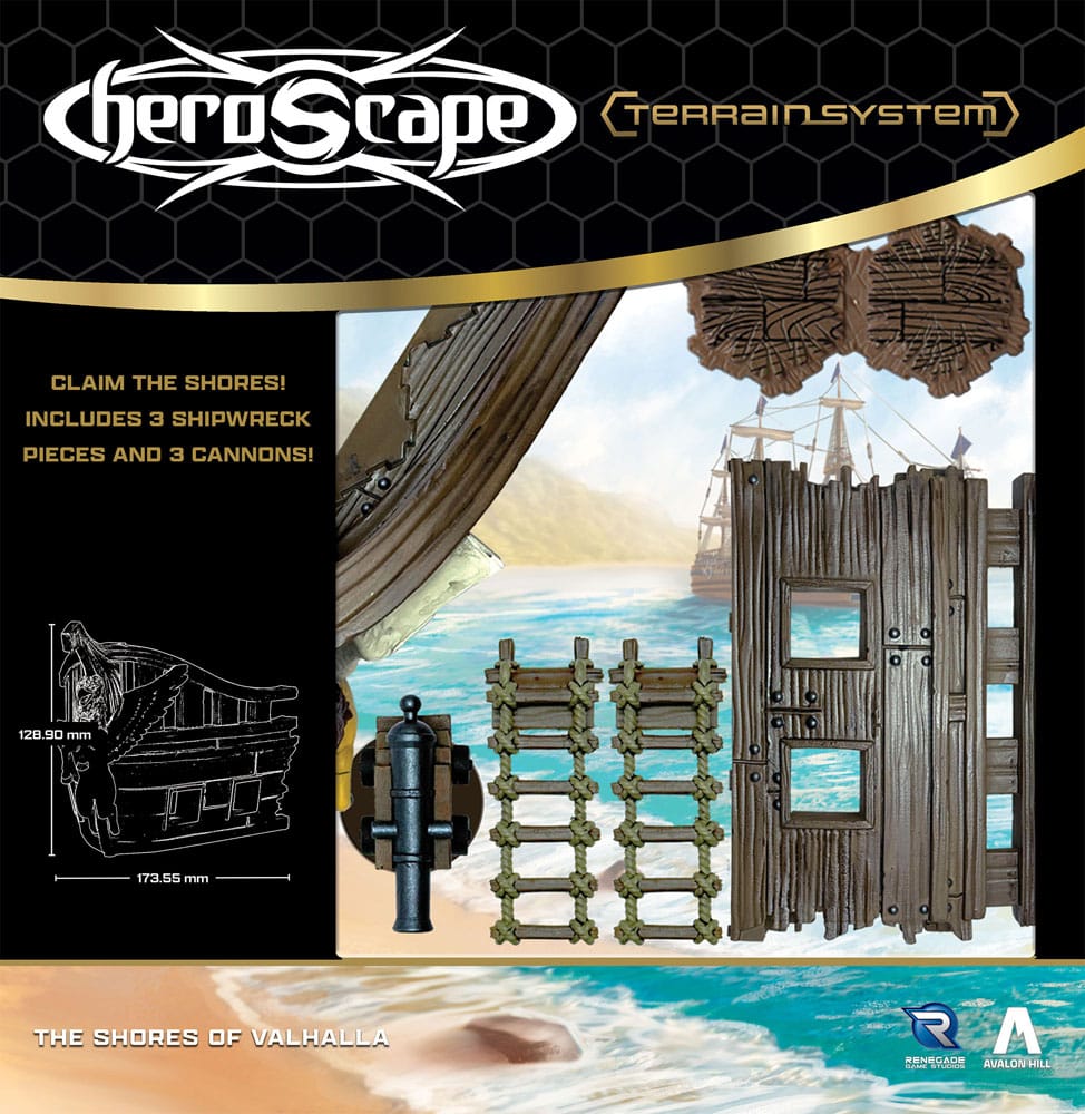 Heroscape Expansion du terrain Shores of Valhalla *ANGLAIS*