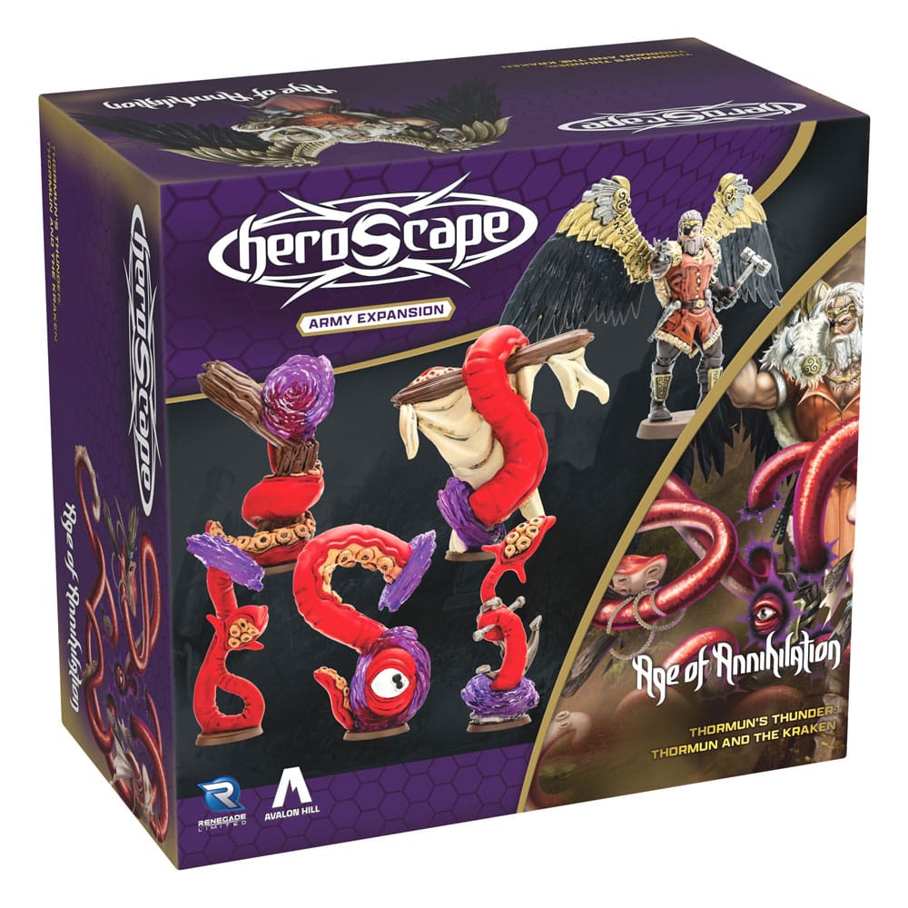 Heroscape Expansion de l'armée Age of Annihilation Thormun & Kraken *ANGLAIS*