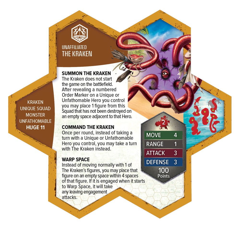 Heroscape Expansion de l'armée Age of Annihilation Thormun & Kraken *ANGLAIS*