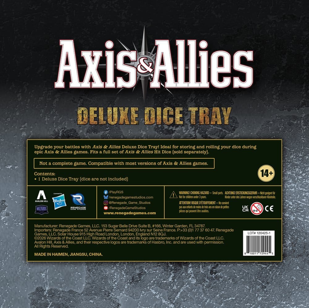 Axis & Allies Piste à dés Deluxe *ANGLAIS*