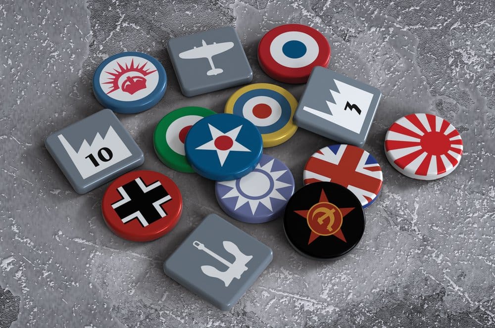 Axis & Allies Set de jetons de luxe *ANGLAIS*