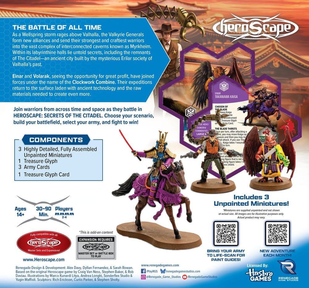 Heroscape Extension d'Armée Crooked Crew of the Clockwork Combine *ANGLAIS*