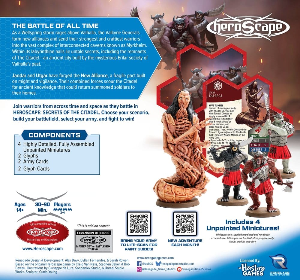 Heroscape Extension d'Armée Might of the New Alliance *ANGLAIS*