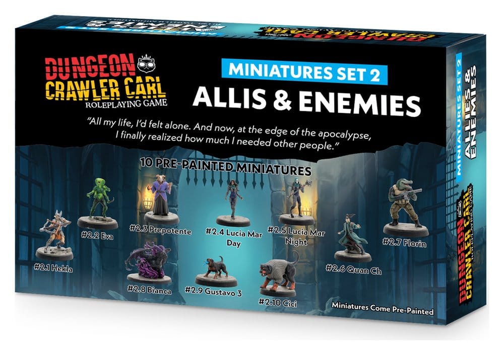 Dungeon Crawler Carl Set de Miniatures 2 Enemies & Allies