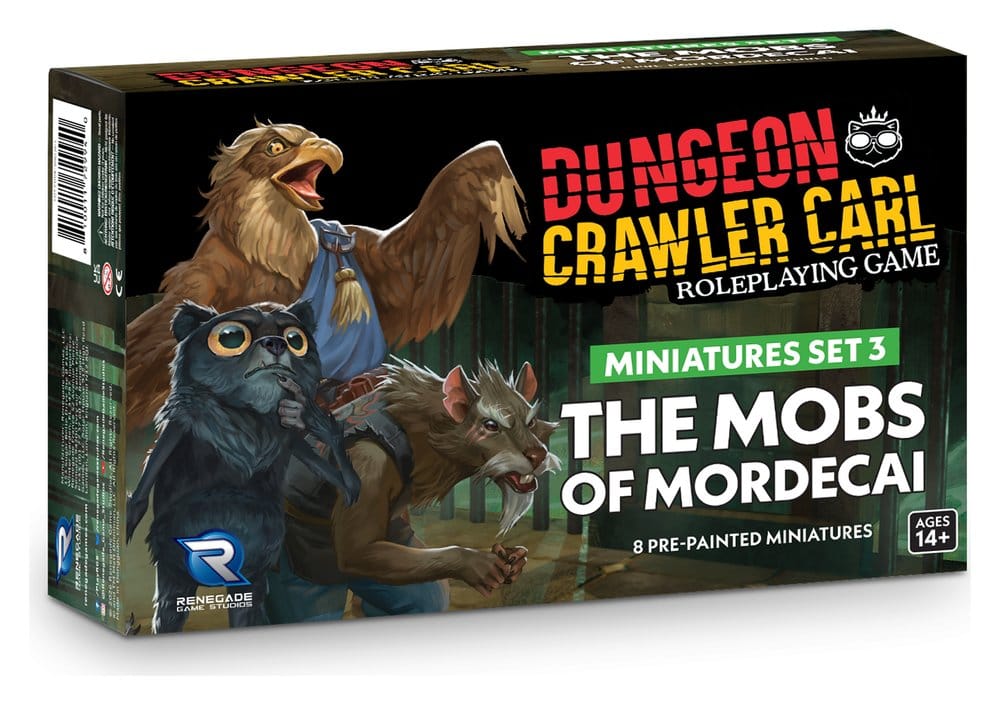 Dungeon Crawler Carl Set de Miniatures 3 Mobs of Mordecai