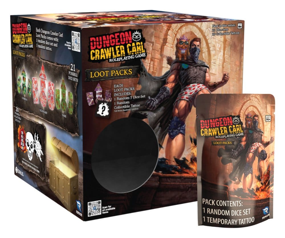 Dungeon Crawler Carl Dés Blind Box Display (20)
