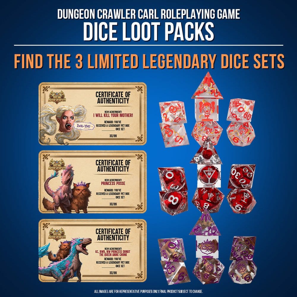 Dungeon Crawler Carl Dés Blind Box Display (20)