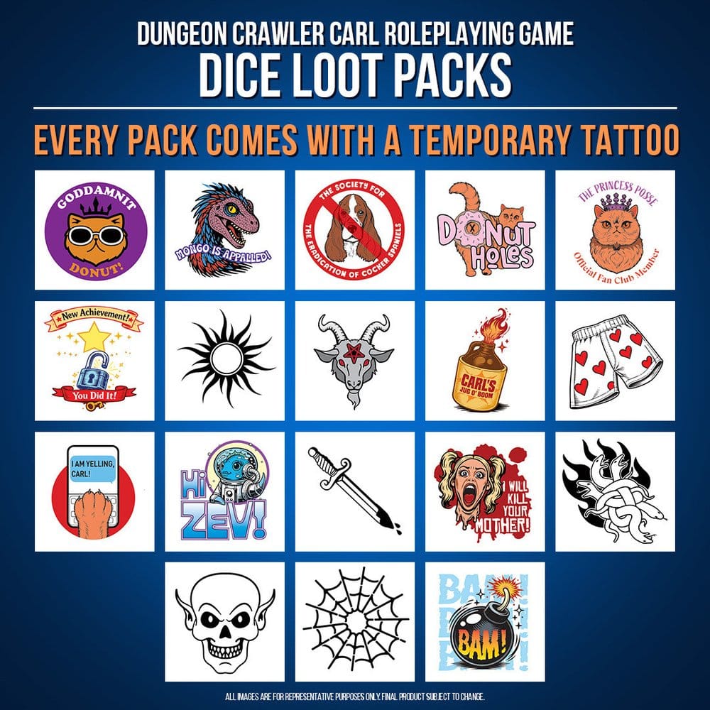 Dungeon Crawler Carl Dés Blind Box Display (20)