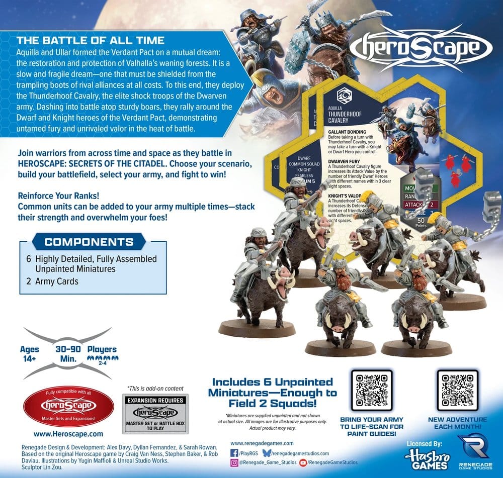 Heroscape extension d'armée Thunderhoof Calvary Standard Edition *ANGLAIS*