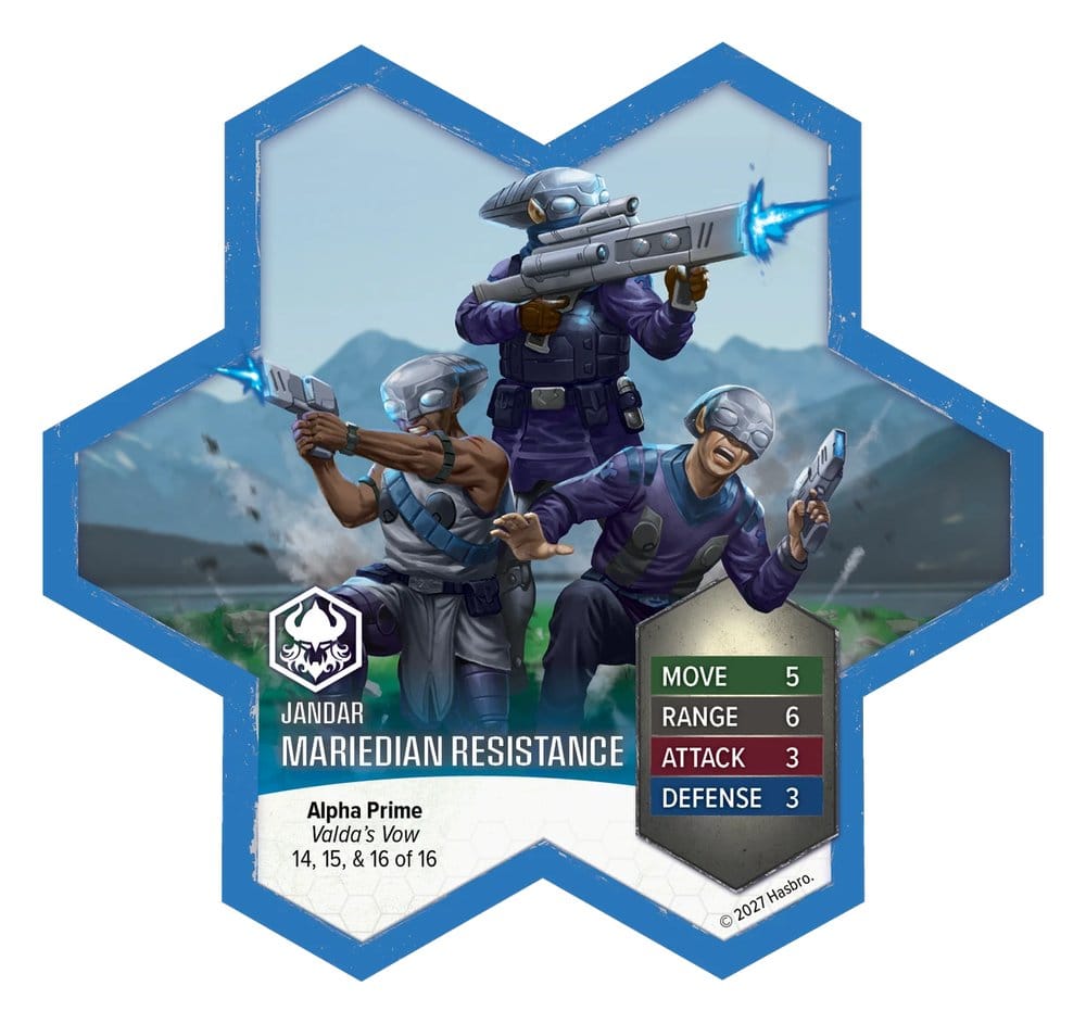 Heroscape extension d’armée Mariedian Resistance Fighters Standard Edition *ANGLAIS*