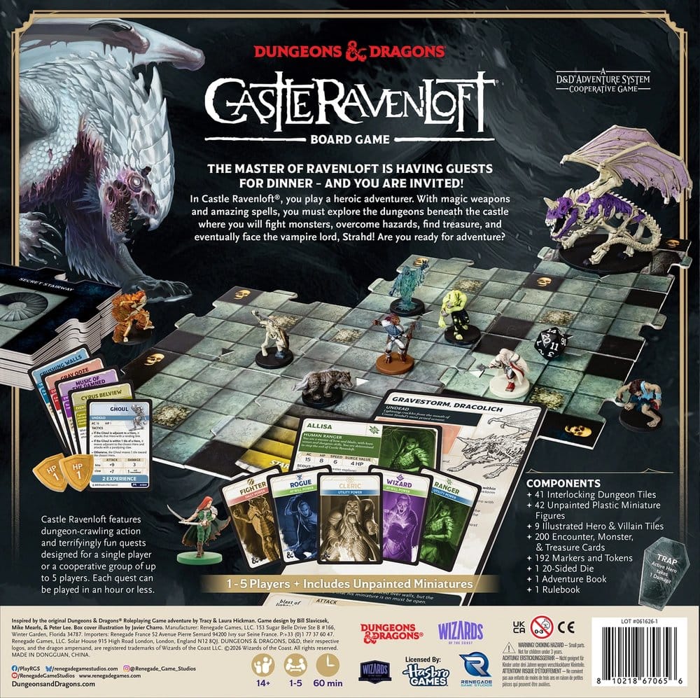 Dungeons & Dragons jeu de plateau Castle Ravenloft *ANGLAIS*