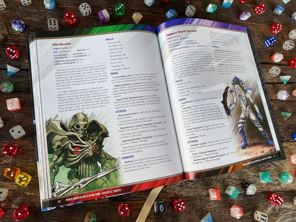 Power Rangers RPG livre de règles Core *ANGLAIS*