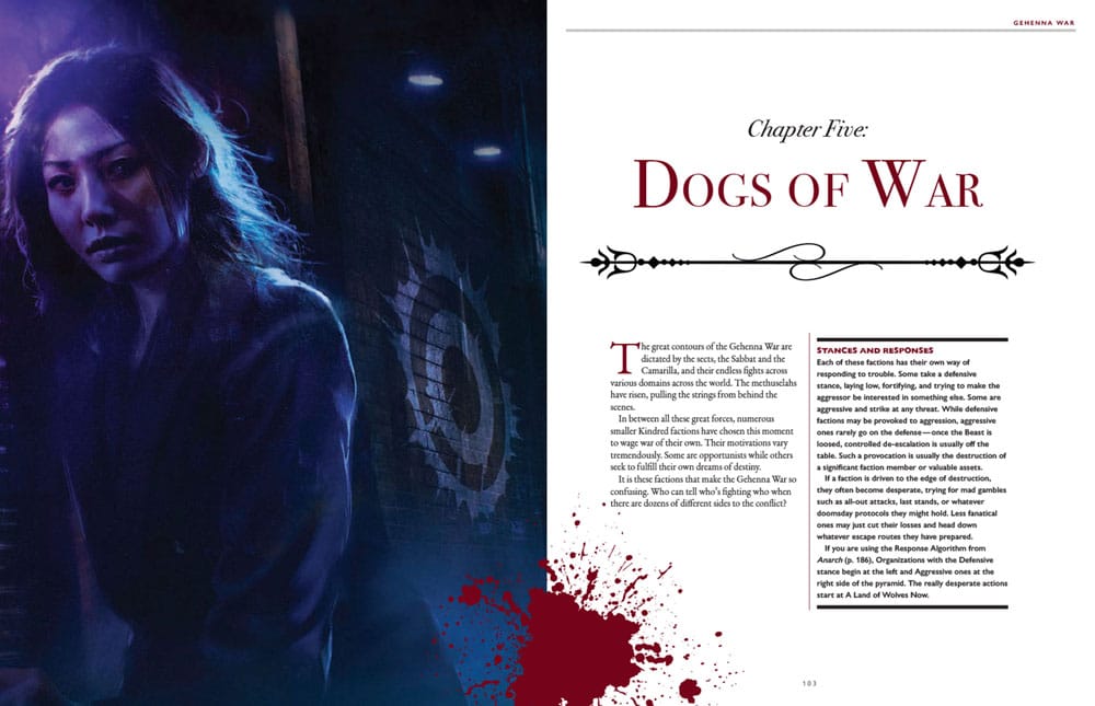 Vampire: The Masquerade 5th Edition RPG livre Gehenna War Sourcebook *ANGLAIS*