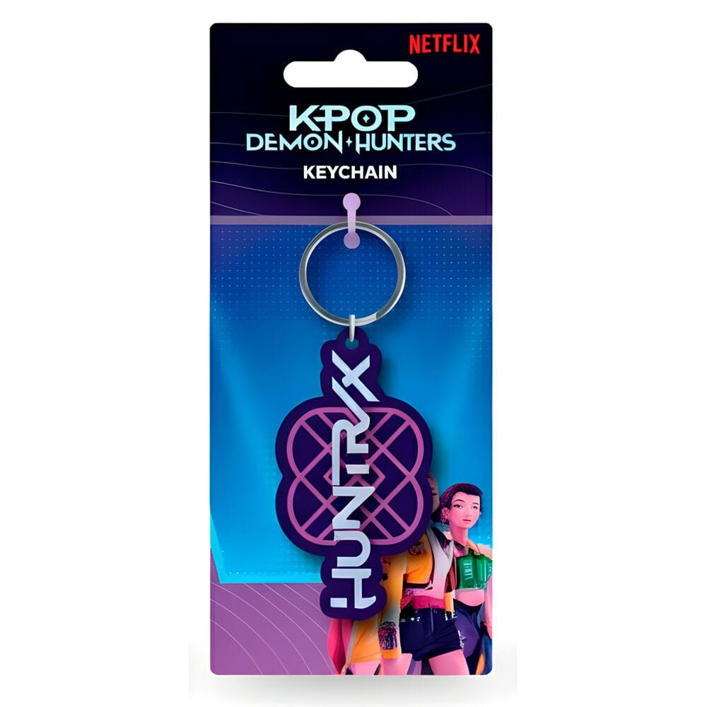 KPop Demon Hunters porte-clés PVC Huntrix Logo