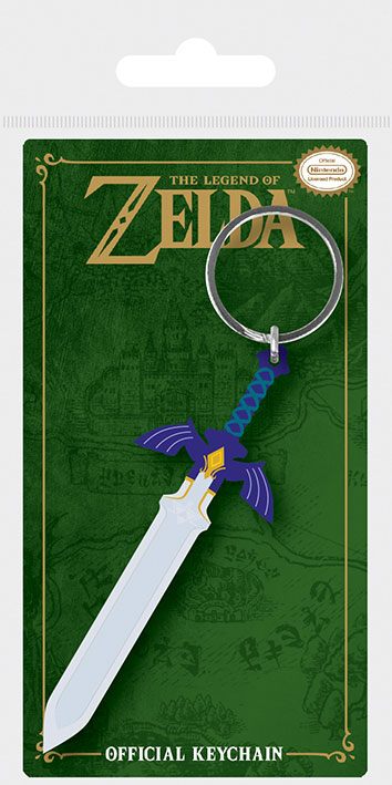 Legend of Zelda porte-clés caoutchouc Master Sword 6 cm