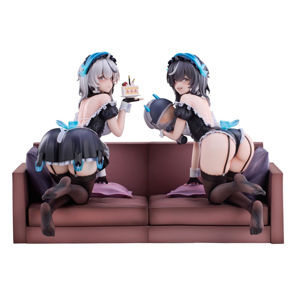 Snowbreak Containment Zone pack 2 statuettes PVC 1/6 Cherno & Meursault Apprentice Maid Ver. Deluxe Edition 19 cm