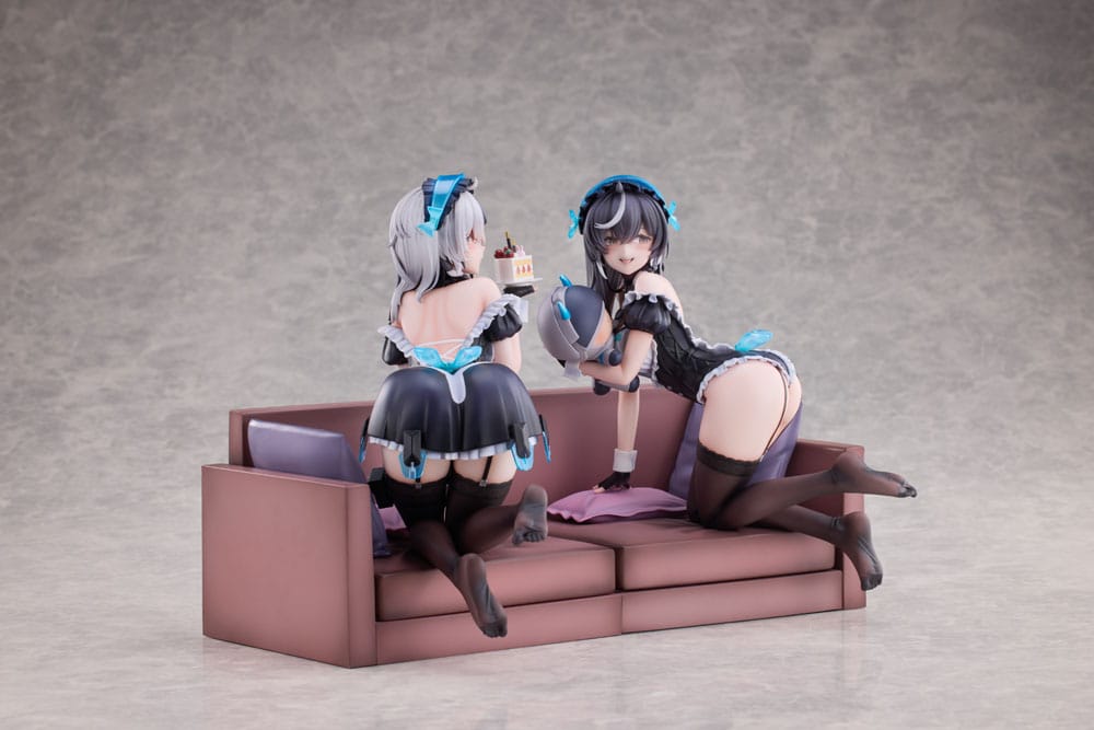 Snowbreak Containment Zone pack 2 statuettes PVC 1/6 Cherno & Meursault Apprentice Maid Ver. Deluxe Edition 19 cm