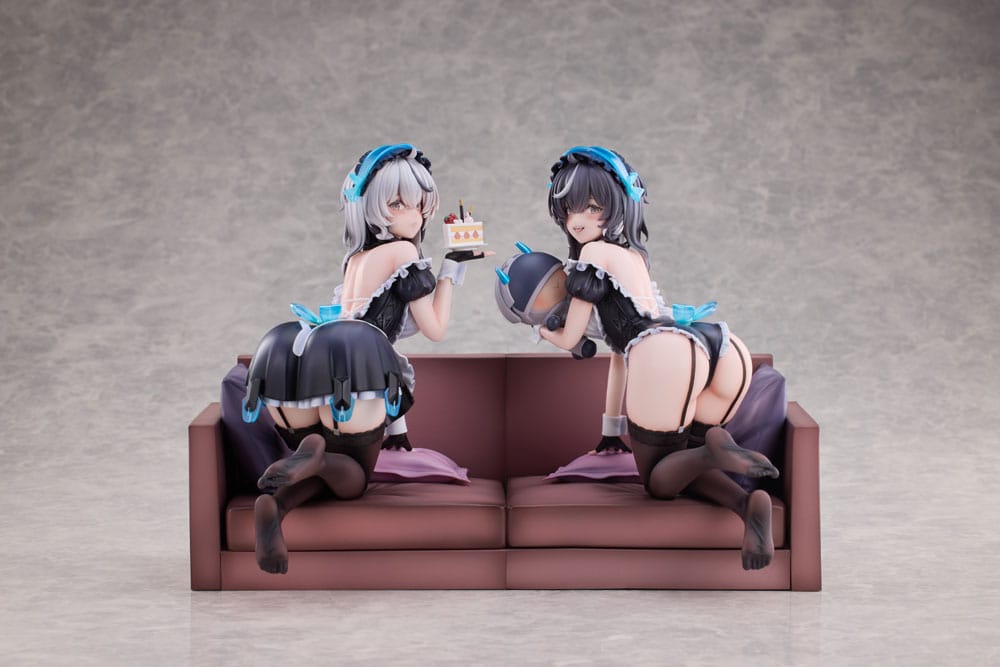 Snowbreak Containment Zone pack 2 statuettes PVC 1/6 Cherno & Meursault Apprentice Maid Ver. Deluxe Edition 19 cm