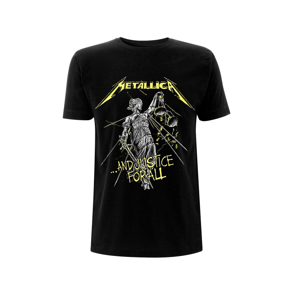 Metallica T-Shirt And Justice For All Tracks Black (S)