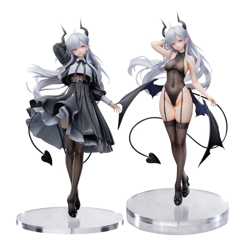 Original Character statuette 1/6 Fantasias Series Set de 2 Thea-chan Apprentice Succubus Ver. (Regular Outfit & Underwear Edition) 29 cm