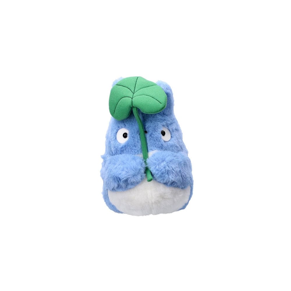 Ghibli - Mon Voisin Totoro - Peluche Nakayoshi Totoro Medium avec feuille
