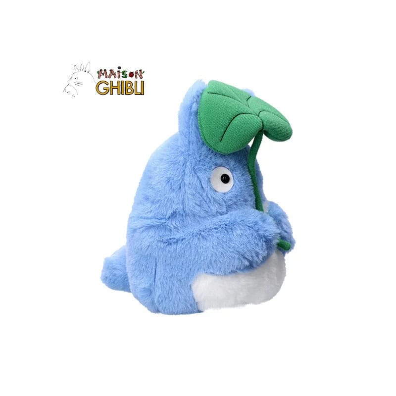 Ghibli - Mon Voisin Totoro - Peluche Nakayoshi Totoro Medium avec feuille