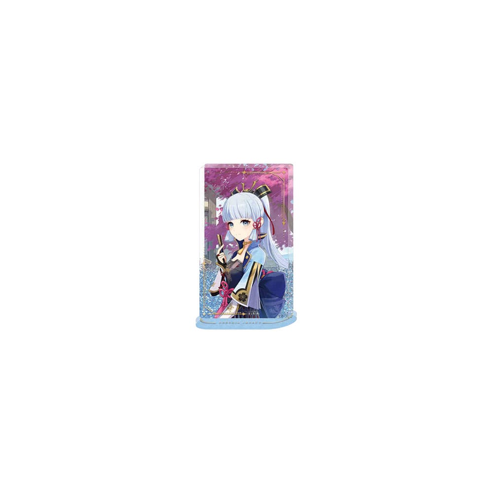 Genshin Impact Ornement en acrylique avec paillettes Kamisato Ayaka 11 cm