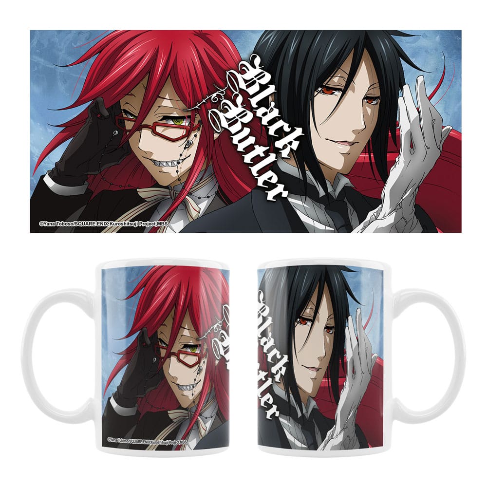 Black Butler mug céramique Grell, Sebastian