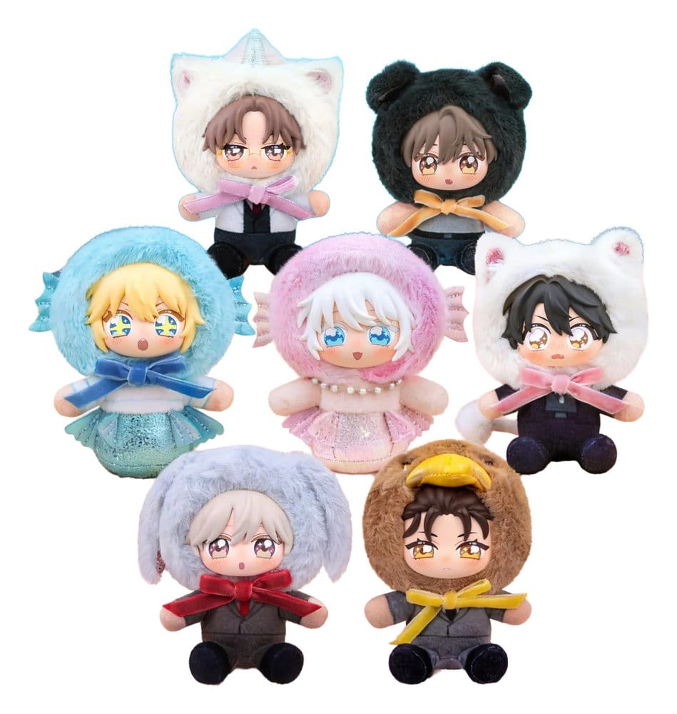 The Falling Merman présentoir boîte-mystère peluches à visage en vinyle 10 cm Display (6)
