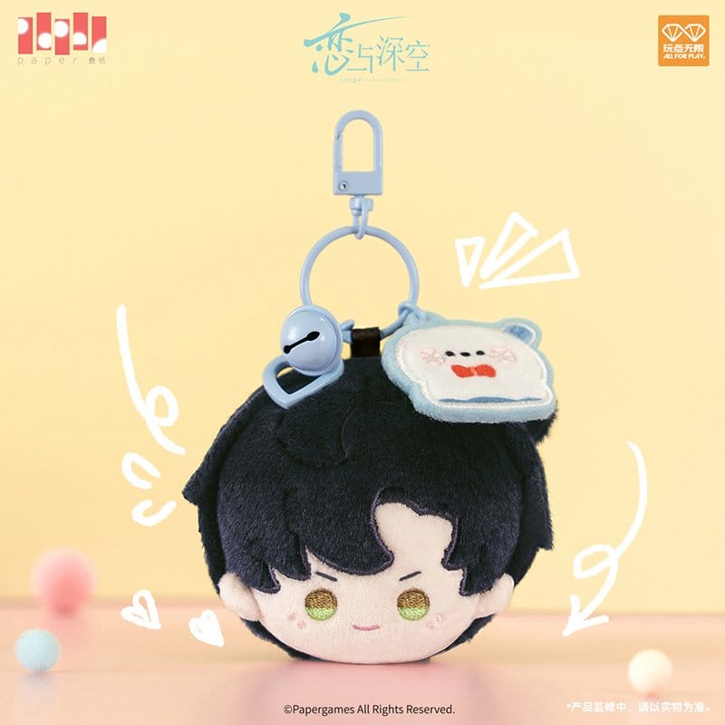 Love and Deepspace Porte-clés Peluche Zayne Playful Time Series 6 cm