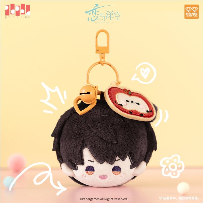 Love and Deepspace Porte-clés Peluche Caleb Playful Time Series 6 cm