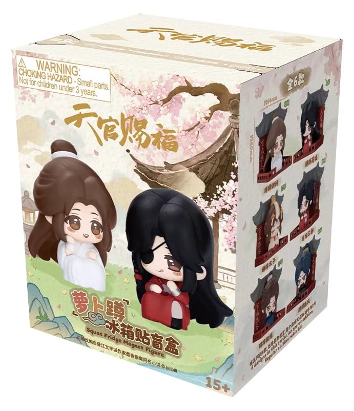 Heaven Official's Blessing présentoir boîte-mystère 3D Magnets Luo Bo Dun Series Blind Box Display (6)