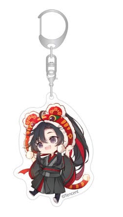 Grandmaster of Demonic Cultivation porte-clés Wei Wuxian Chibi Style 7 cm