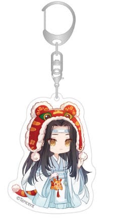 Grandmaster of Demonic Cultivation porte-clés Lan Wangji Chibi Style 7 cm