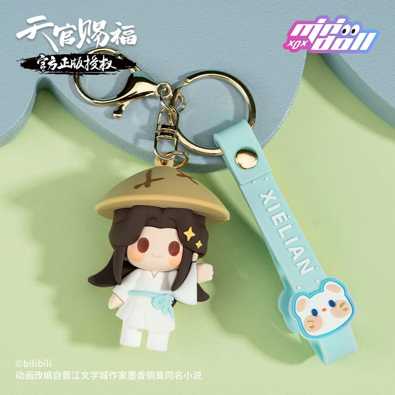 Heaven Official´s Blessing porte-clés caoutchouc Xie Lian 6 cm
