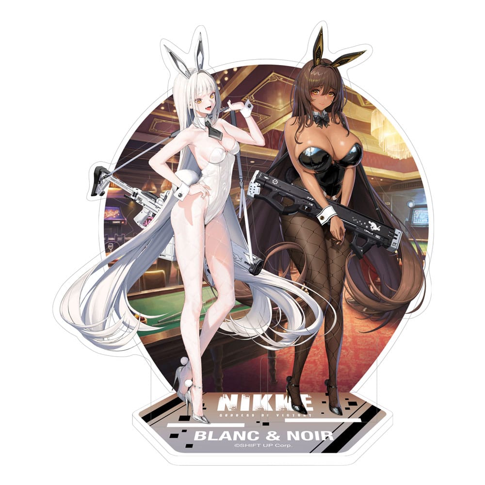Goddess of Victory: Nikke diorama acrylique Blanc & Noir 18 cm