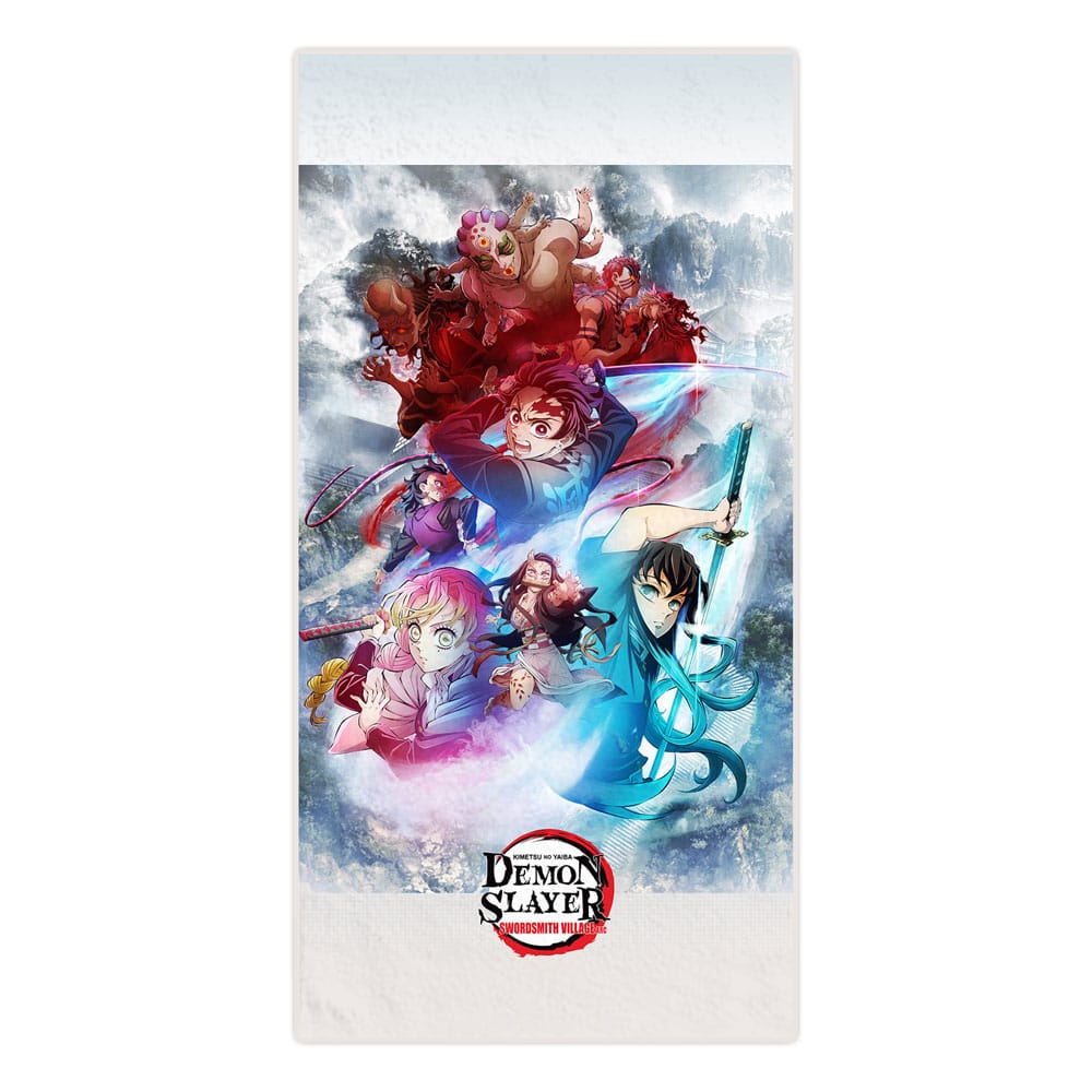 Demon Slayer: Kimetsu no Yaiba serviette de bain Swordsmith Village Arc 150 x 75 cm