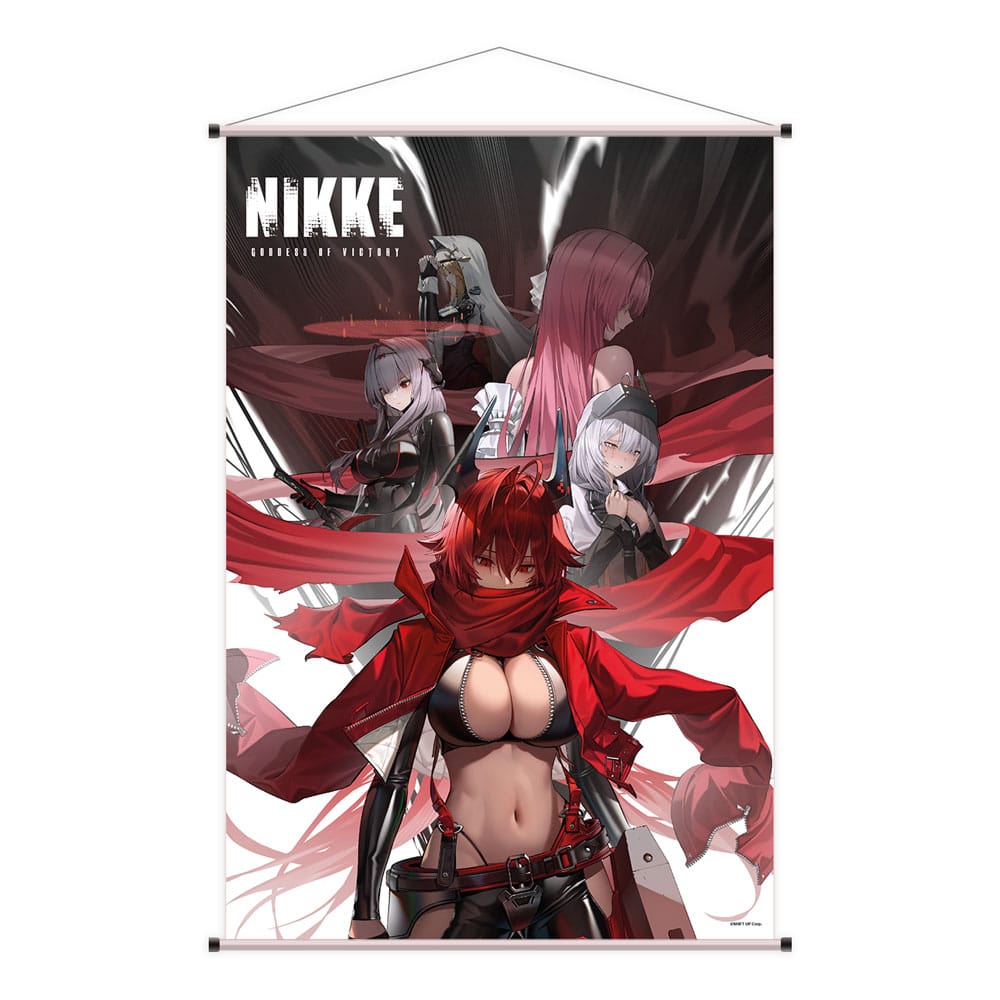 Goddess of Victory: Nikke wallscroll Red Hood, Snow White, Scarlet, Dorothy & Rapunzel 60 x 90 cm