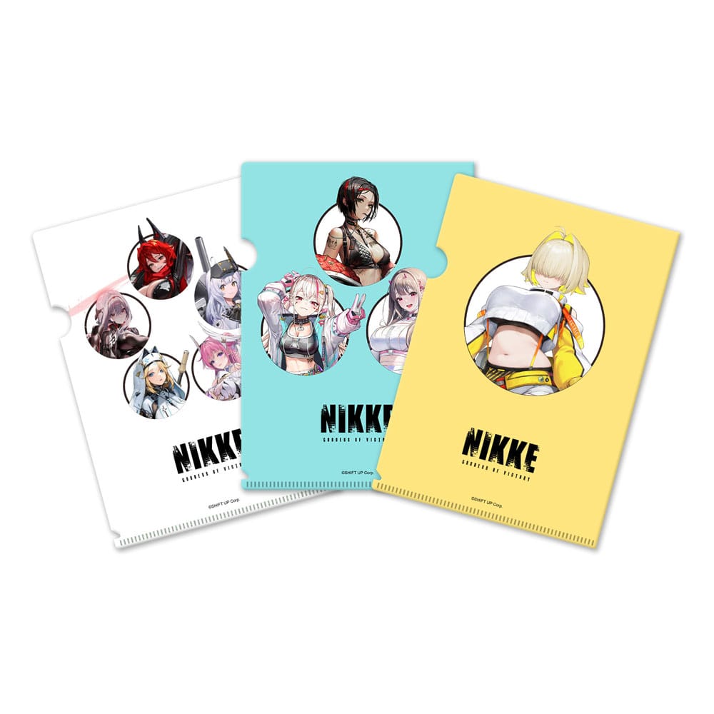 Goddess of Victory: Nikke set 3 pochettes transparentes