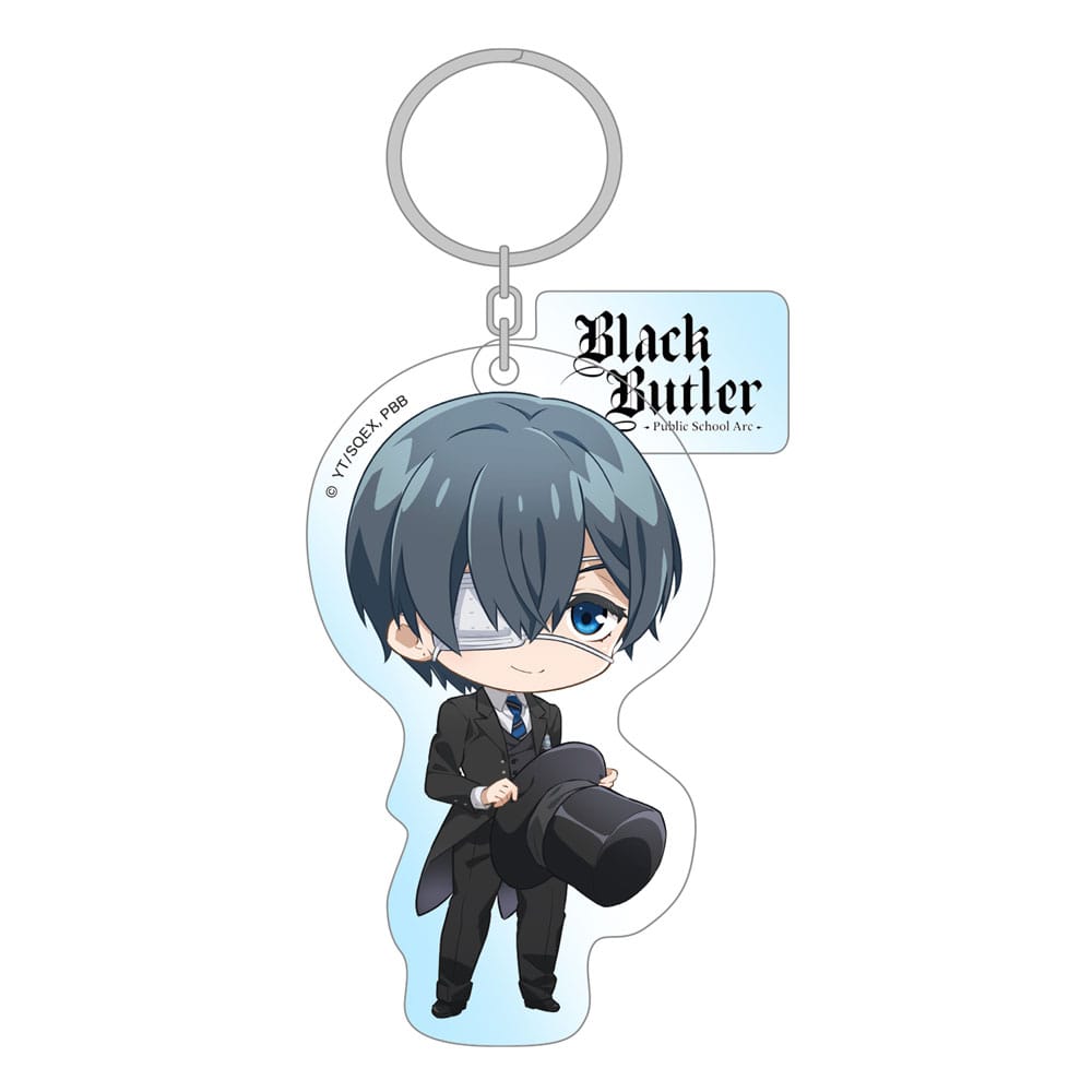 Black Butler: Public School Arc porte-clés Pink Ciel 7 cm