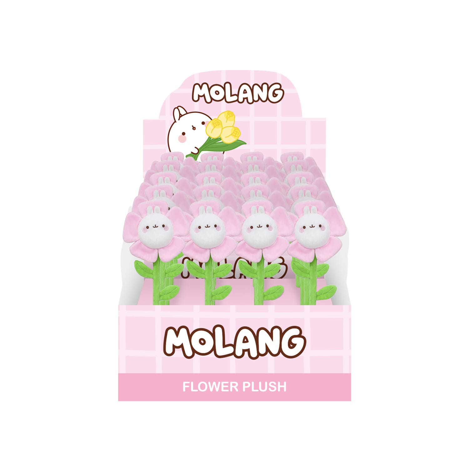 Molang présentoir peluches Cute Flower 33 cm (20)